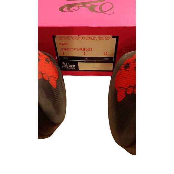 NIB Abby Dawn platform heels black great look - Picture 2 of 11